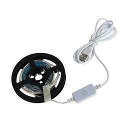 Фитолента для растений Luazon Lighting, светодиодная, 10.3 Вт, 2 м, IP65, 5 В, 60 LED/м, диммер, USB, SMD5050, мультиспектральная