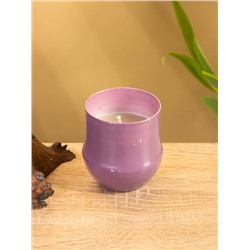 УЦЕНКА Свеча вотивная в металлической баночке, 100 г, лаванда, лимон