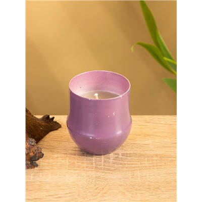 УЦЕНКА Свеча вотивная в металлической баночке, 100 г, лаванда, лимон