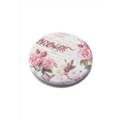 Dewal Beauty Зеркало косметическое карманное круглое / Классическая мода MR5, 60 мм KRISTALLER, 1117524