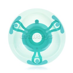 Тарелка детская глубокая на присоске 300мл (зеленый)