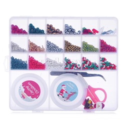 Набор создание украшений "Цветная фантазия" в коробке