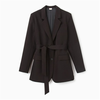 Пиджак женский MINAKU: Classic, чёрный, размер 46-48