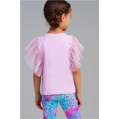 Фуфайка трикотажная для девочек (футболка) PLAYTODAY, 1122506