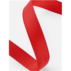 Лента репсовая, 15 мм, 23±1 м, красная №26