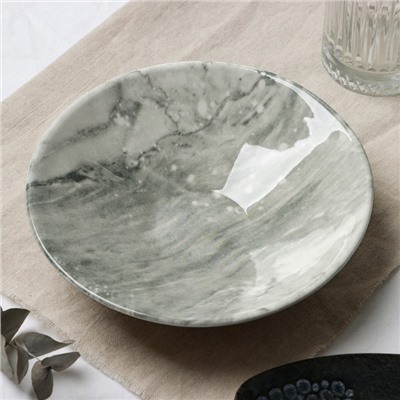 Тарелка керамическая «Стоун», 20×5.5 см, 600 мл, Dolce Ceramo