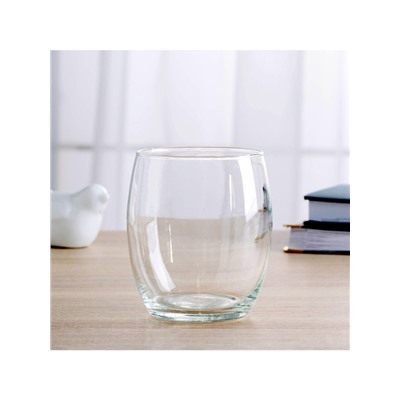 Ваза «Фликер», 650 мл, d=8 см, 9.5×11.5 см, стекло, прозрачная