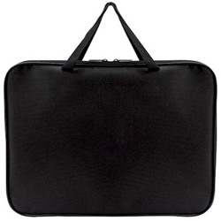 Папка офисная А4 с карманом 35х27,5х2 см ПДМ-51 ЛАЙТ ЧЕРНАЯ ткань Пчелка