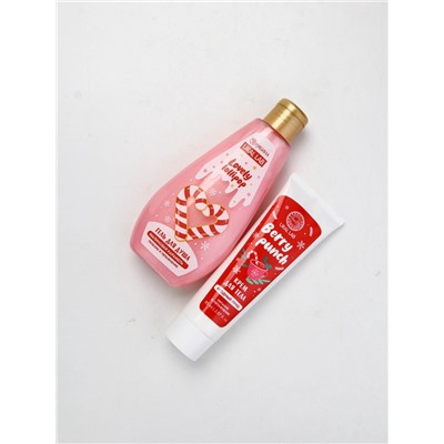 Подарочный набор косметики новогодний «Зимнего чуда», гель для душа 200 мл и крем для тела, URAL LAB