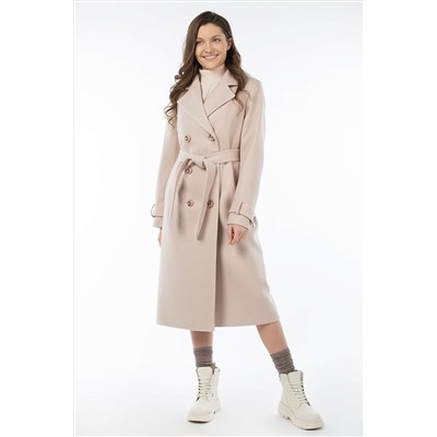 01-10880 Пальто женское демисезонное (пояс)