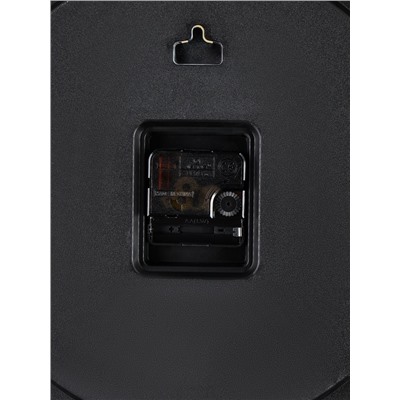 Часы настенные интерьерные «Классика», плавный ход, светящиеся, d=35 см