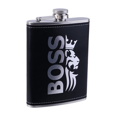 Фляжка BOSS, нержавеющая сталь, 240 мл, 8 oz