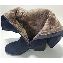 DL17-65 син Сапоги зима женские (36-40)/6
