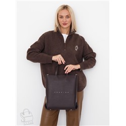 Сумка женская кожаная 1001L coffee Plina&Eiterou