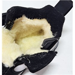 F368-4C черн/бел Ботинки зима для мальчиков (26-31)/8