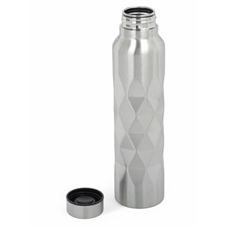 Бутылка для воды, 1 л, 24×7 см, хром