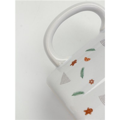 УЦЕНКА Кружка керамическая новогодняя «Тепла и уюта», 340 мл