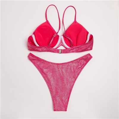 Купальник женский раздельный MINAKU, цвет розовый размер 48