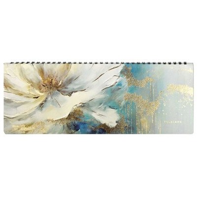 Планинг недатированный на спирали 310х115 мм 128стр. ЛАЙТ "ЦВЕТОК" кожзам 67329 Феникс