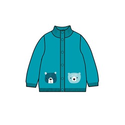 Кардиган детский трикотажный для мальчиков