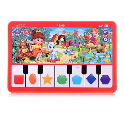 Обучающий планшет (25+ песен, потешек и звуков Барто А. на блист.)