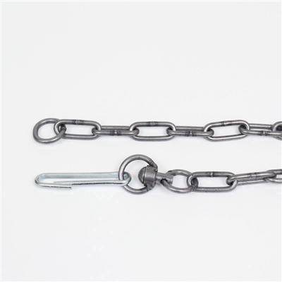 Цепь для привязи собак, 3 м, калибр 6×42 мм, черная