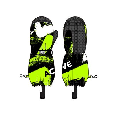 Варежки текстильные для мальчиков