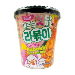 Рапокки со вкусом острой курицы в соусе Карбонара Delief, Корея, 180 г Акция