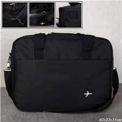 Сумка дорожная 40х22х31 см / BAG-65721/1 /уп 30/черная