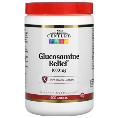 21st Century, Glucosamine Relief, 1000 мг, 400 таблеток