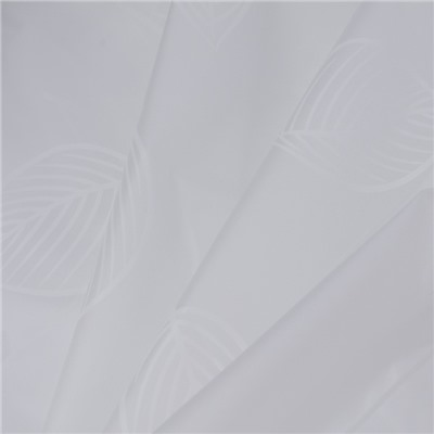 Штора для ванной «Осень», с люверсами, с утяжелителями, PEVA, 180×180 см, белая