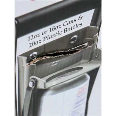 УЦЕНКА Пресс для утилизации алюминиевых банок и пластиковых бутылок, 32.5×8.7×24.7, красный 995