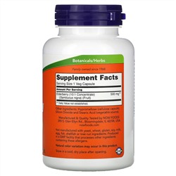 Now Foods, бузина, 500 мг, 120 растительных капсул