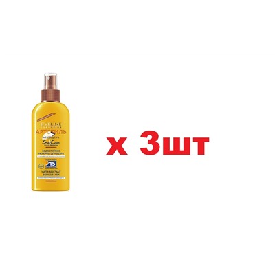 EVELINE Sun Care Солнцезащитное водостойкое молочко SPF 15 150мл 3шт
