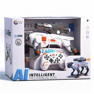 Собака "Робо-пес" на р/у, 27 MHz, в коробке