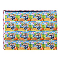 Пазлы 54 "Зверята в машинках"