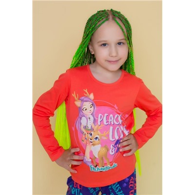 Пижама 22471 Enchantimals дл. рукав (Синий_коралл)