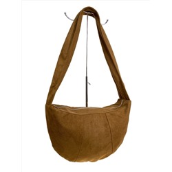 Женская сумка из искусственной замши, цвет коричнево-рыжий