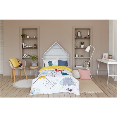 Постельное бельё 1.5-спальное «Этель» Dinoparty, бязь