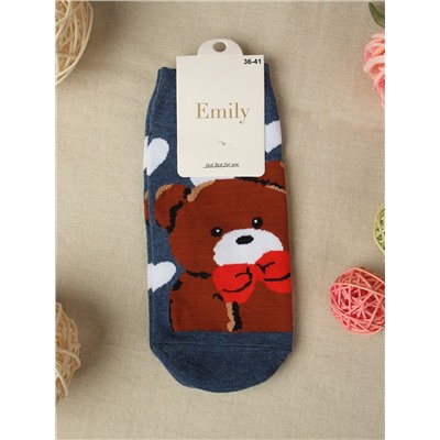 Носки р. 35-40 Медведь короткие / L813 /уп 10/1200/ ОДНА ПАРА/ МАРКА