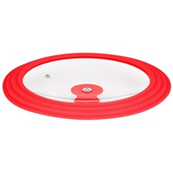 Многоразмерная крышка для посуды, Силиконовый ободок, 24см, 26см, 28см