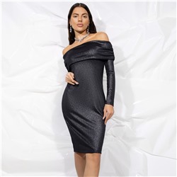 Платье-футляр с металлизированным напылением, Модные грёзы