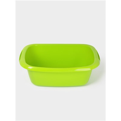 Таз хозяйственный овальный «Водолей», 17 л, пластик, салатовый