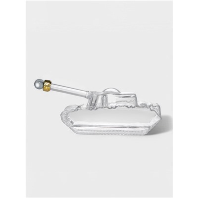 Штоф «Танк», 1 л, стекло, прозрачный