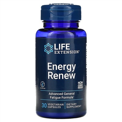 Life Extension, Energy Renew, 200 mg, 30 Vegetarian Capsules