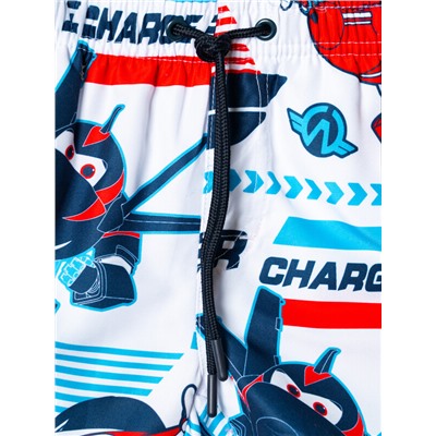 Шорты текстильные плавательные для мальчиков, средней длины