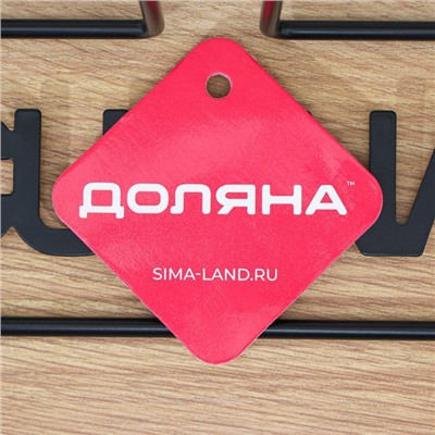 Держатель для бумажных полотенец настольный Доляна, 13.5×15.5×29 см, чёрный