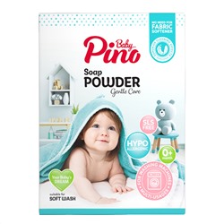 Baby Pino Мыльный порошок для стирки детского белья гипоаллергенный 0+ / Laundry Detergent Blue, автомат, 400 г