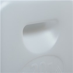 Бочка пищевая, 20 л, горловина 21.5 см, пластиковая, с крышкой