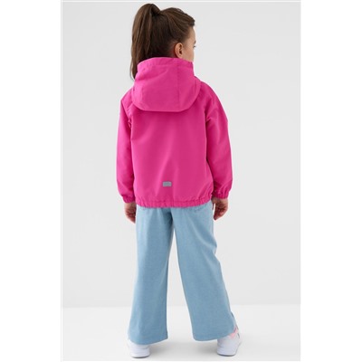 Куртка текстильная с полиуретановым покрытием для девочек (ветровка) PLAYTODAY, 1240299